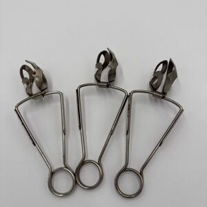 Vintage Solingen Stainless Steel Wick Trimmers - Set of 3."